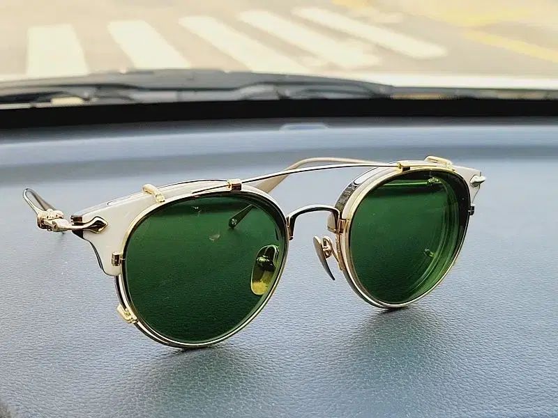 グリーン-GOLD 互換メガネ