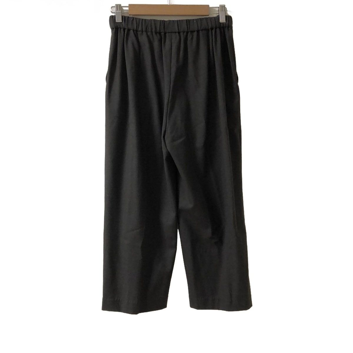 mizuiro ind ミズイロインド パンツ サイズ2 M レディース - ダークグレー クロップド 半端丈 ウエストゴム