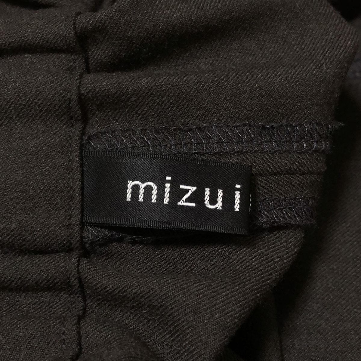  mizuiro ind ミズイロインド パンツ サイズ2 M レディース ダークグレー クロップド 半端丈 ウエストゴム その他 パンツ