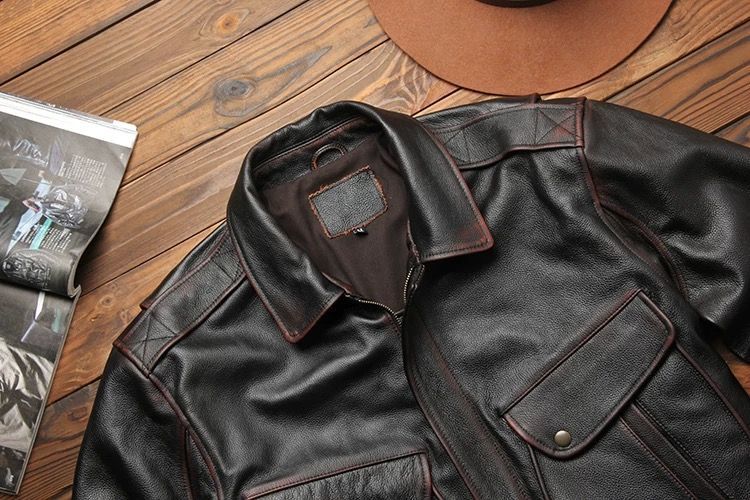 本革 ブルゾン