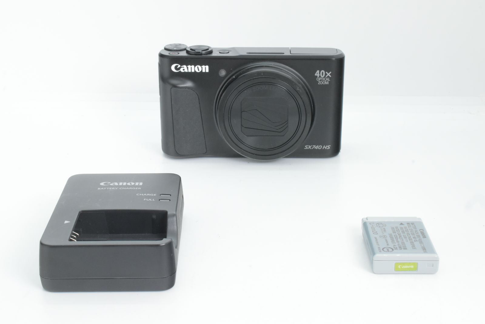 Canon Powershot SX740 HS Digital Camera Black キャノン コンパクトデジタルカメラ ブラック 黒 EF-TN-JP1612