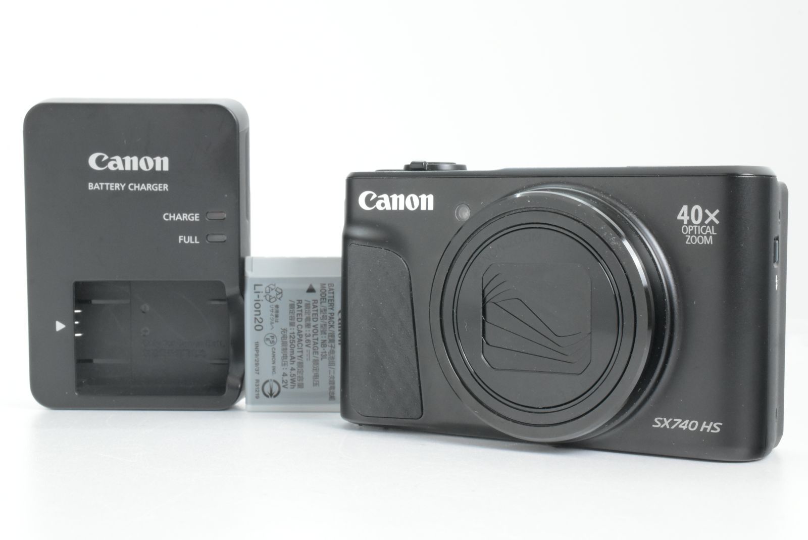 Canon Powershot SX 740 HS Digital Camera Black キャノン コンパクトデジタルカメラ ブラック 黒 EF-TN-JP 1612