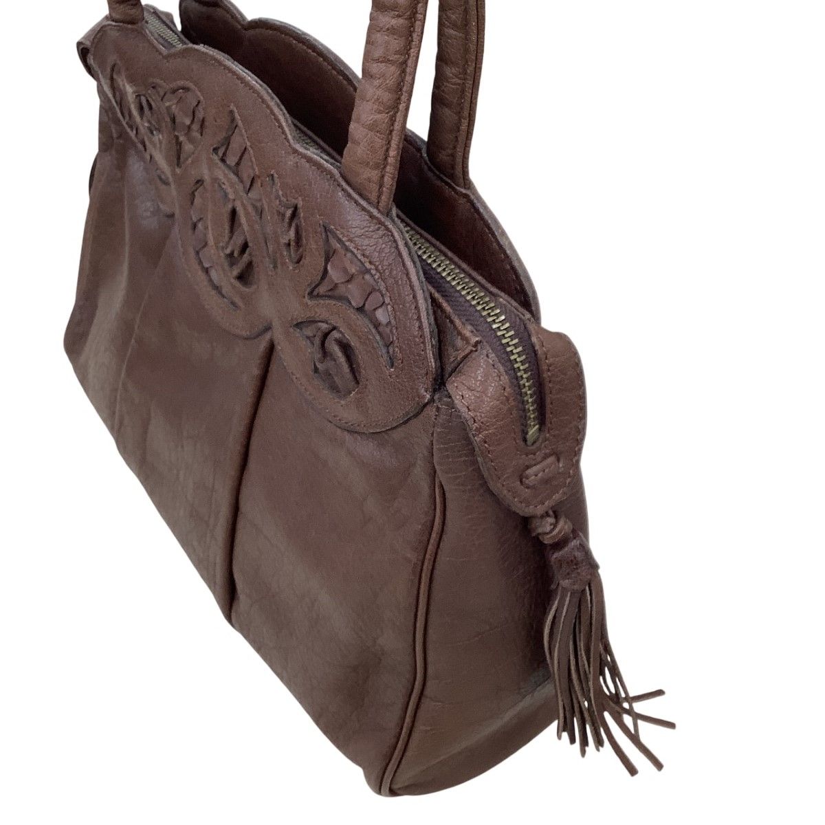  IBIZA イビサ レディース ハンドバッグ レザー ブラウン ハンドバッグ バッグ