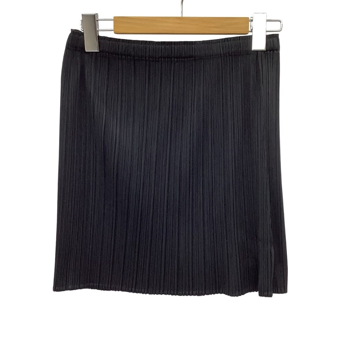 ISSEY MIYAKE イッセイミヤケ PLEATS PLEASE ミニスカート SIZE 3 PP55-JG105 ブラック