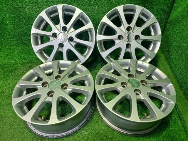 IC 軽自動車 ホイール アルミ ガンメタ 14インチ 5 J 4穴 4本 100 45