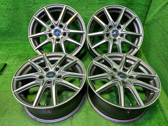 レオニス ウェッズ ｱﾙﾌｧｰﾄﾞ ｳﾞｪﾙﾌｧｲｱ ﾊﾘｱｰ ﾔﾘｽｸﾛｽ ホイール アルミ ガンメタポリッシュ 16インチ 6 5 J 5穴 4本 114 3