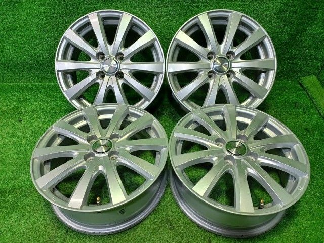 ラブリオン ウェッズ ﾔﾘｽ ｱｸｱ ﾉｰﾄ ﾌｨｯﾄ ホイール アルミ シルバー 15インチ 5 J 4穴 4本 100 42