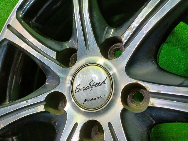  ユーロスピード MID ﾉｱ ｳﾞｫｸｼｰ ｴｽｸｧｲｱ ホイール アルミ ブラックポリッシュ 16インチ 6 5 J 5穴 4本 114 3 16インチ ホイール