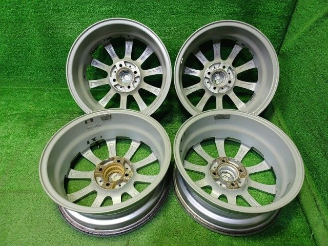 ジョーカー ﾔﾘｽ ｱｸｱ ﾉｰﾄ ﾌｨｯﾄ ホイール アルミ シルバー 15インチ 5 J 4穴 4本 100 42