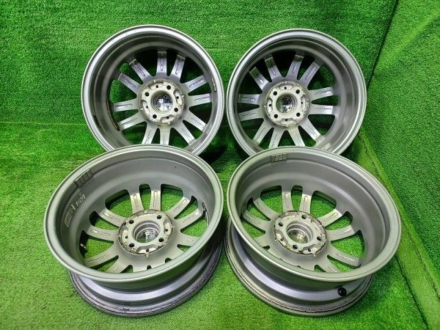 dpデボーション ﾉｰﾄ ﾌｨｯﾄ ホイール アルミ ガンメタ 14インチ 5 J 4穴 4本 100 43