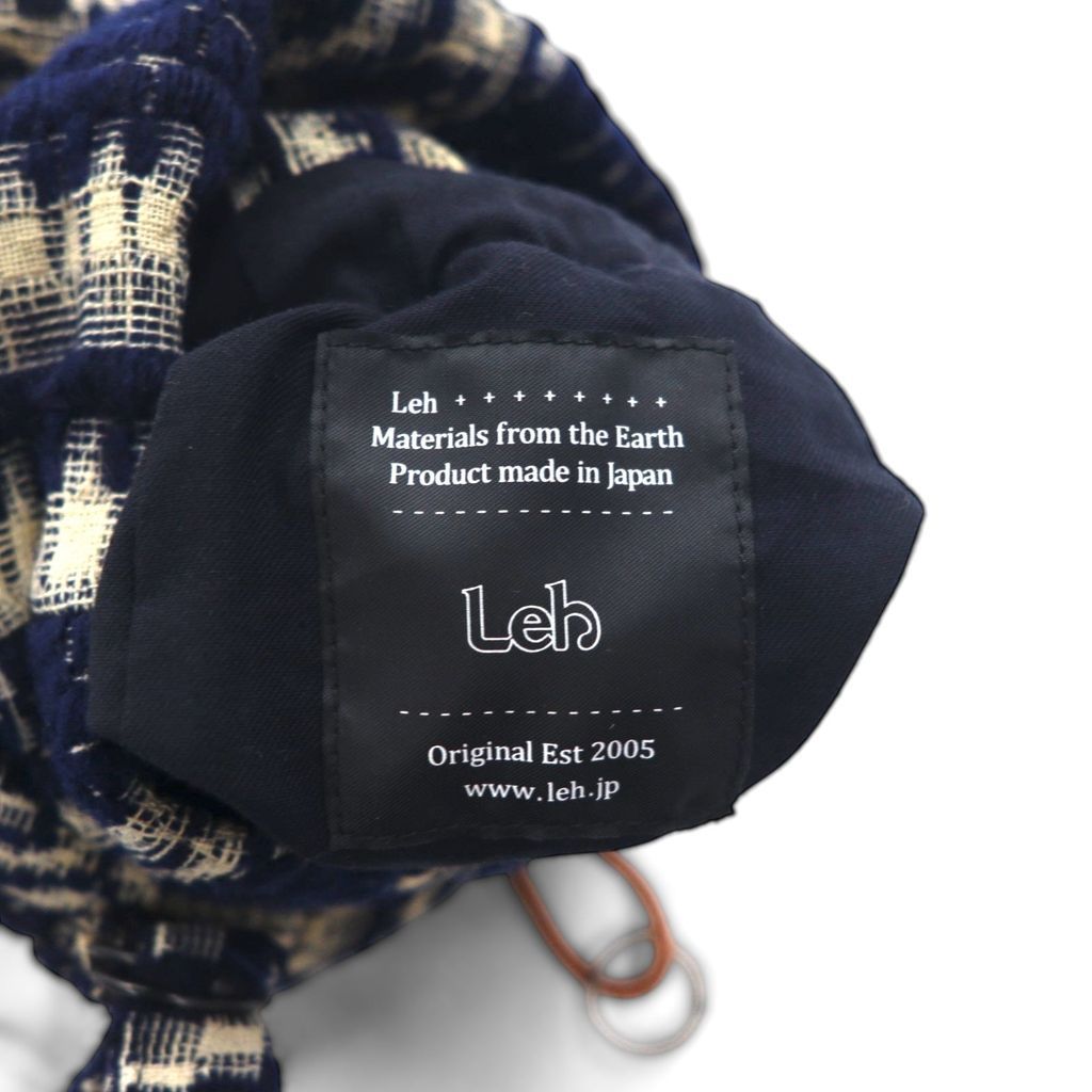 メンズ Leh ショルダーバッグ DOME TYPE BAG ( ANTIQUE INDIGO 
