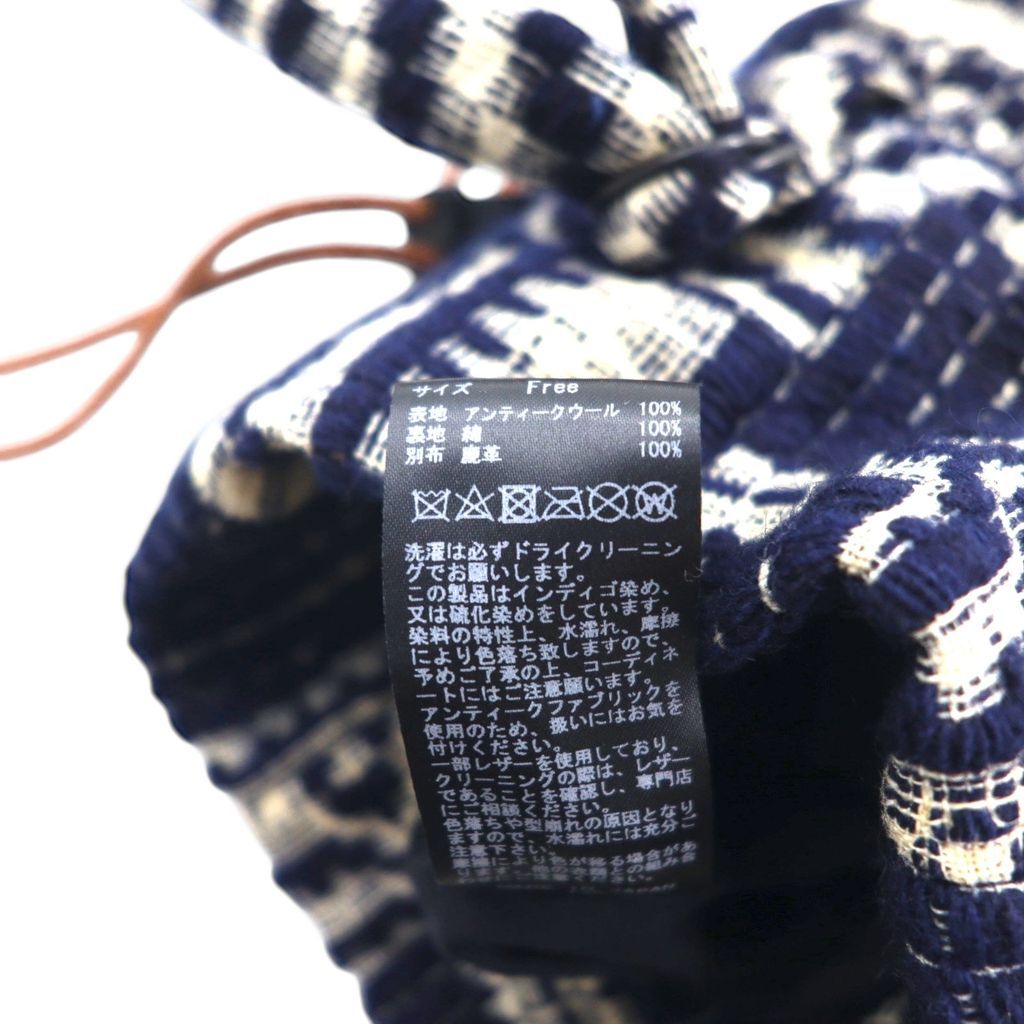 メンズ Leh ショルダーバッグ DOME TYPE BAG ( ANTIQUE INDIGO 