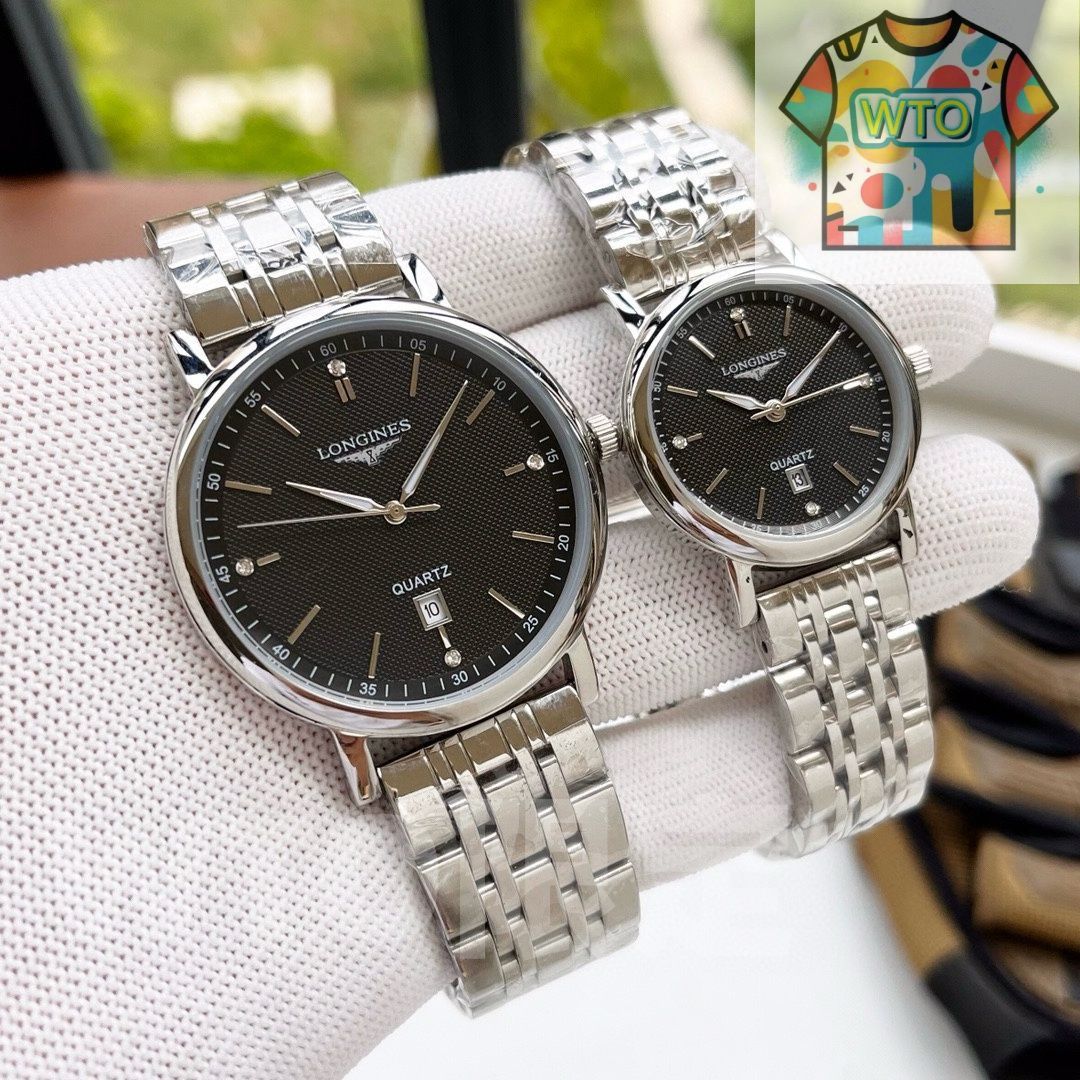 WTO通販 Longines ロンジン カップル対時計 オリジナル輸入クォーツムーブメント-WTO輸入-DGA62