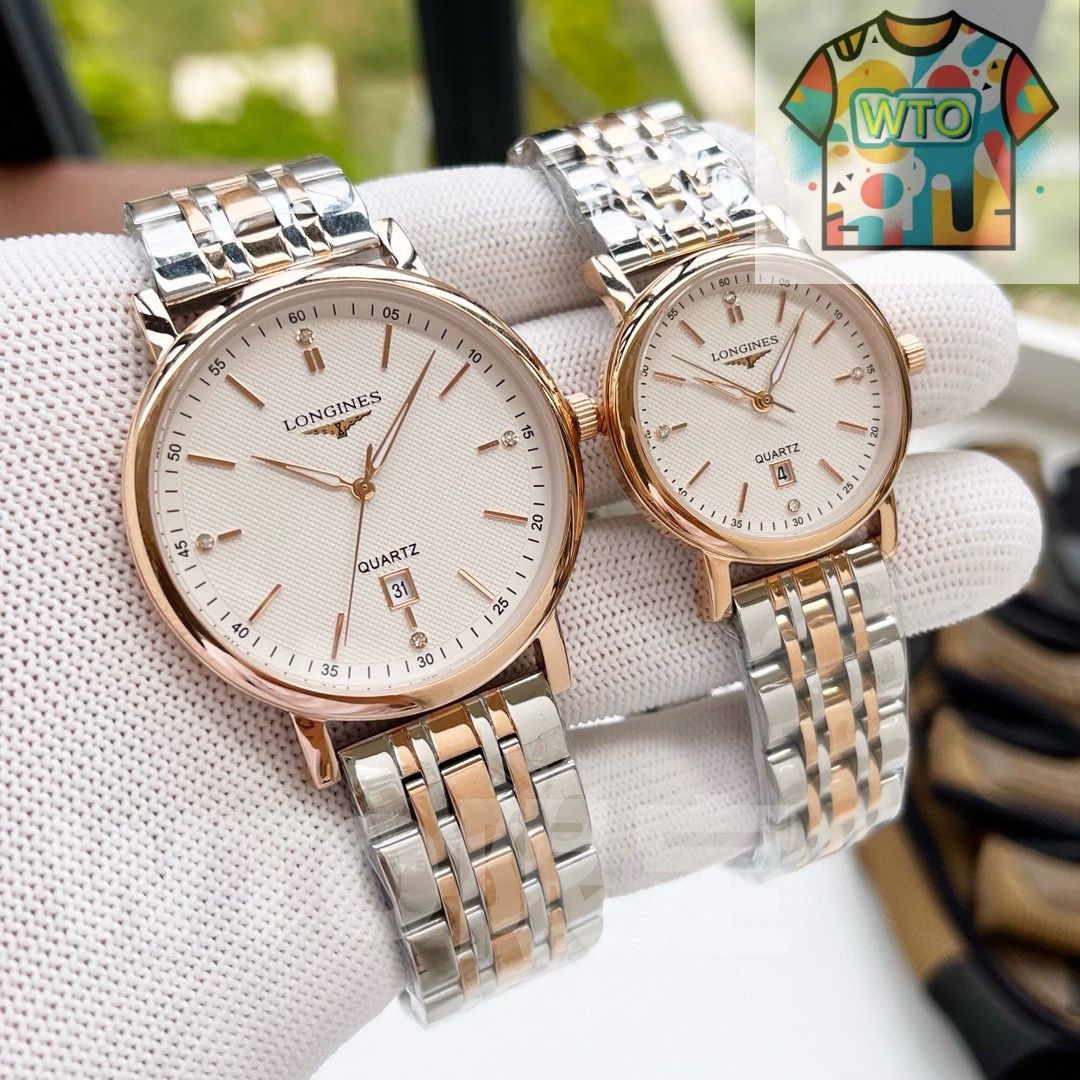 WTO通販 Longines ロンジン カップル対時計 オリジナル輸入クォーツムーブメント WTO輸入 DGA 62