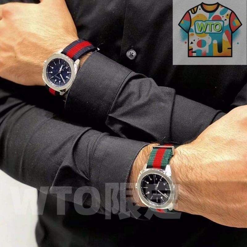 WTO通販 Gucci グッチ クォーツ腕時計 ナイロンストラップ付き WTO輸入 LTI 05