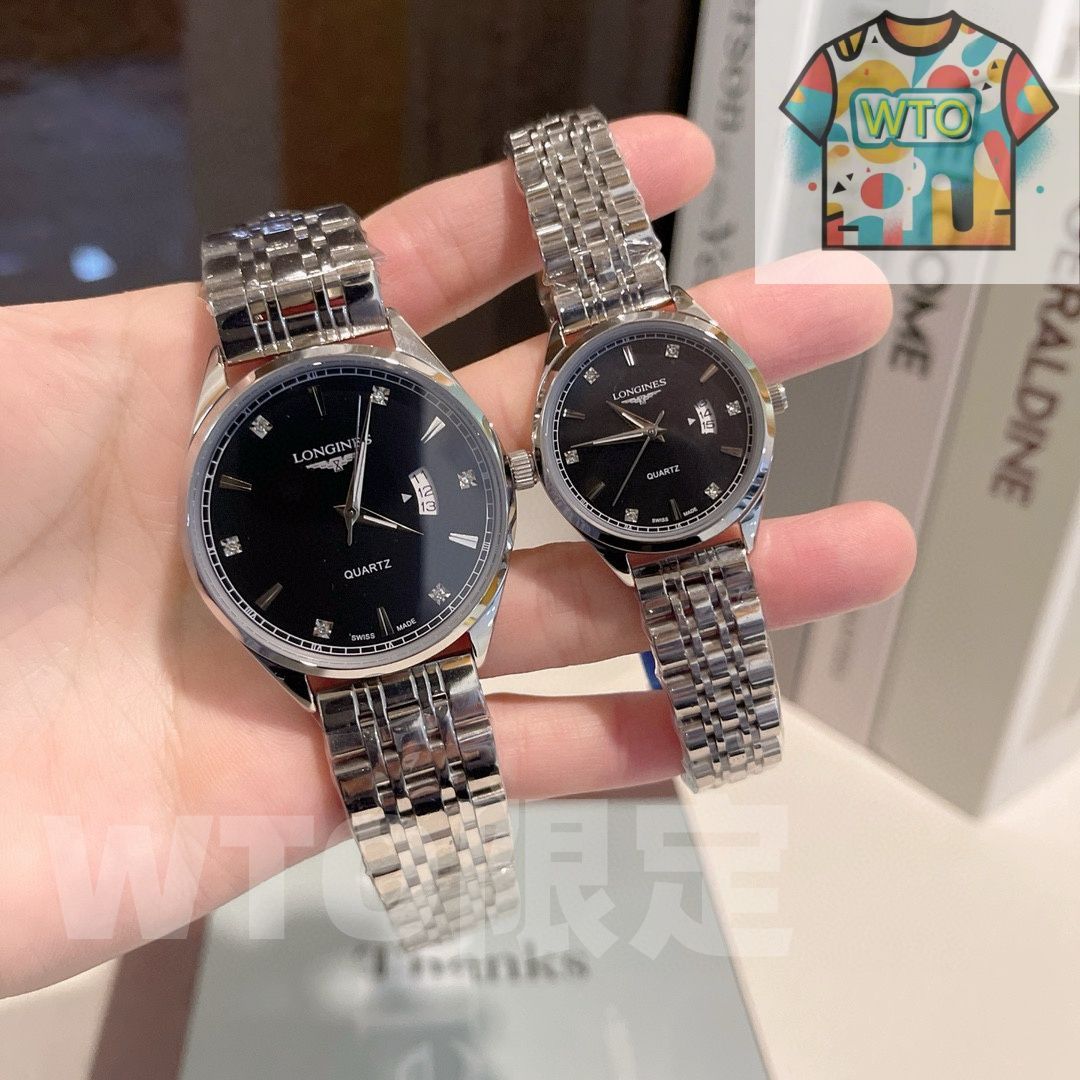 WTO通販 Longines ロンジン カップル用クォーツ腕時計-WTO輸入-AQC00