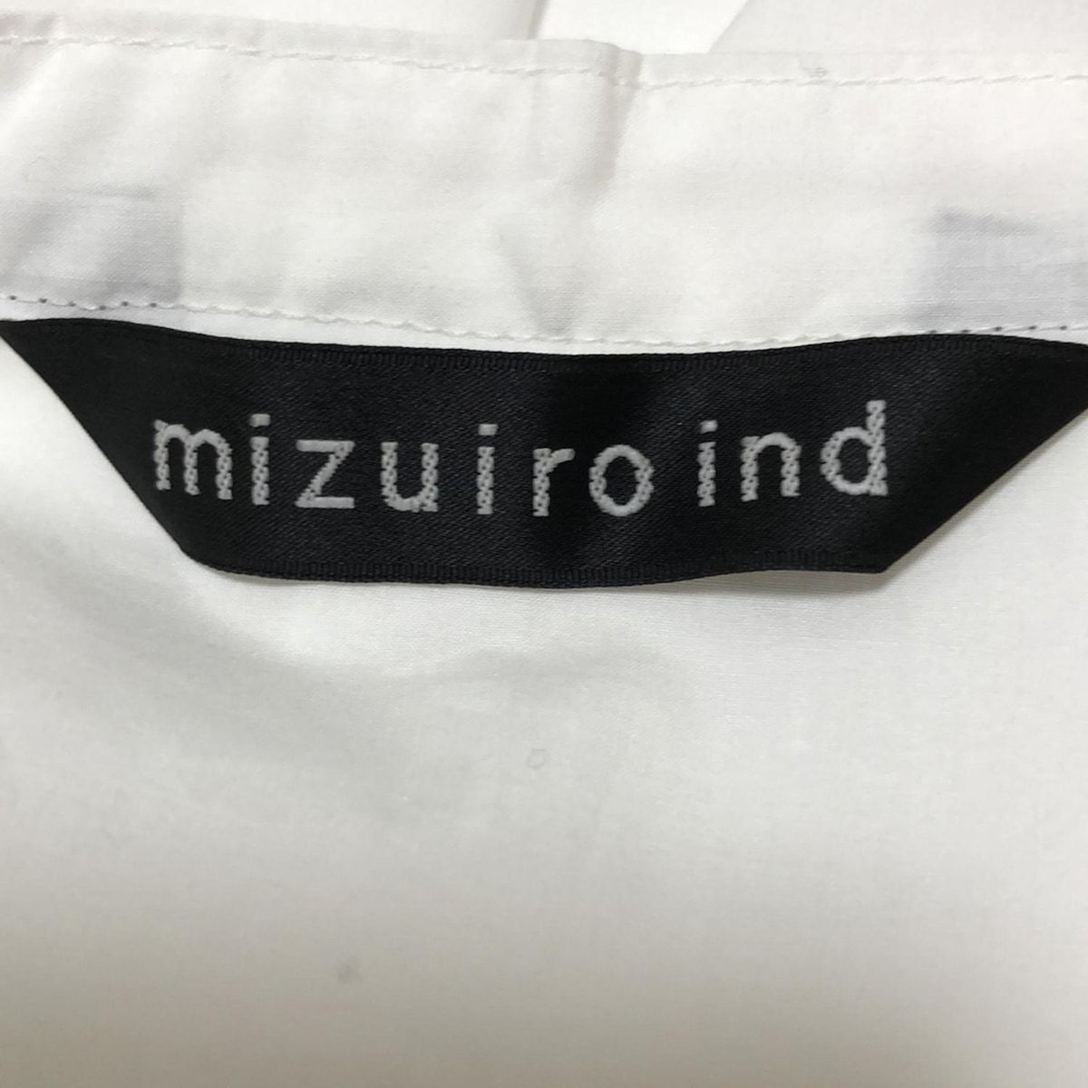 ミズイロインド 七分袖シャツブラウス