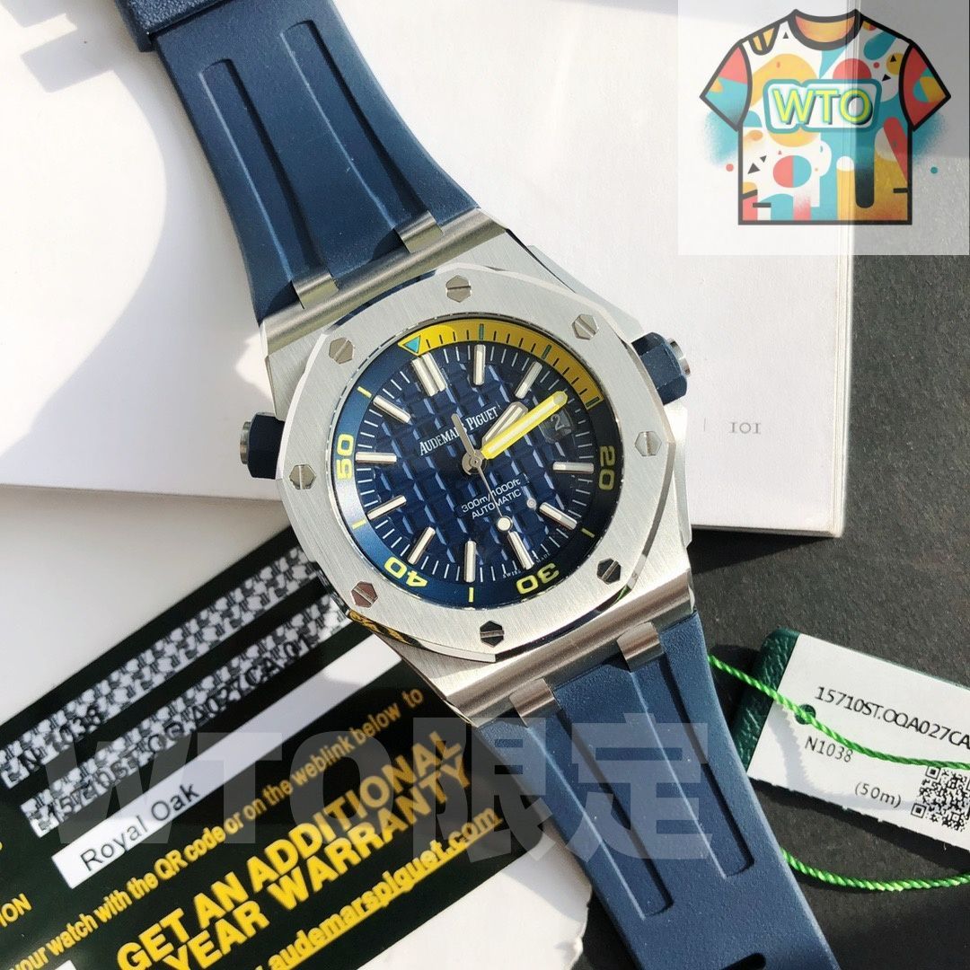 WTO通販 Audemars Piguet オーデマルピゲ ロイヤルオークオフショアシリーズ 42 mm 自動機械式腕時計 WTO輸入 EFW 71
