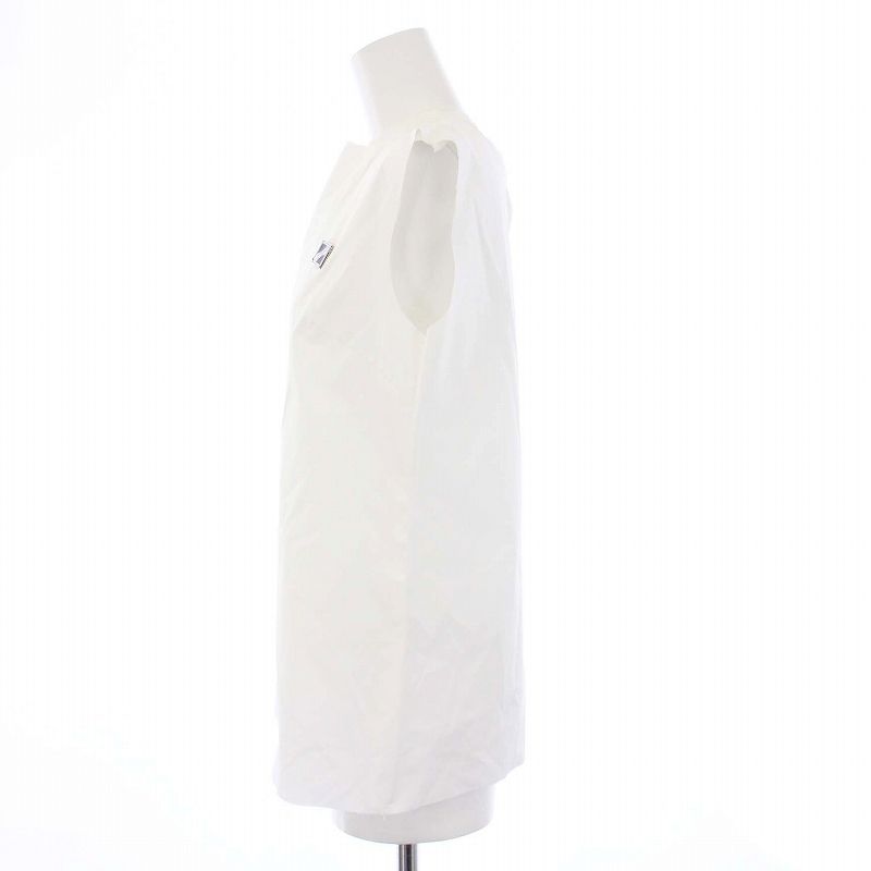 ベスト ウェルダン WE11DONE WHITE COTTON TOP ノースリーブ カットソー カットオフ S 白 ホワイト KH GY21 一番人気!!