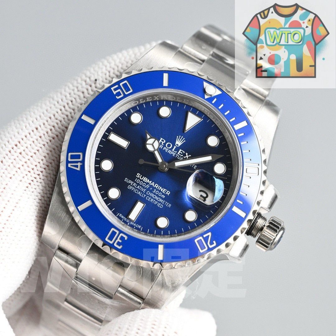 WTO通販 Rolex ロレックス 民版水鬼腕時計 316 L ステンレススチール製 WTO輸入 VZD 84