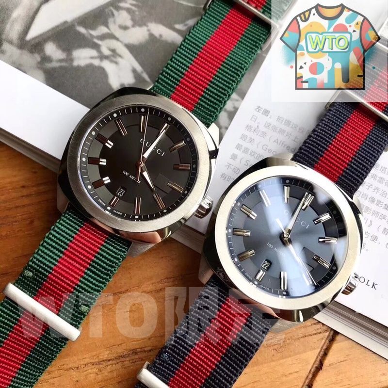 WTO通販 Gucci グッチ クォーツ腕時計 ナイロンストラップ付き-WTO輸入-LTI05