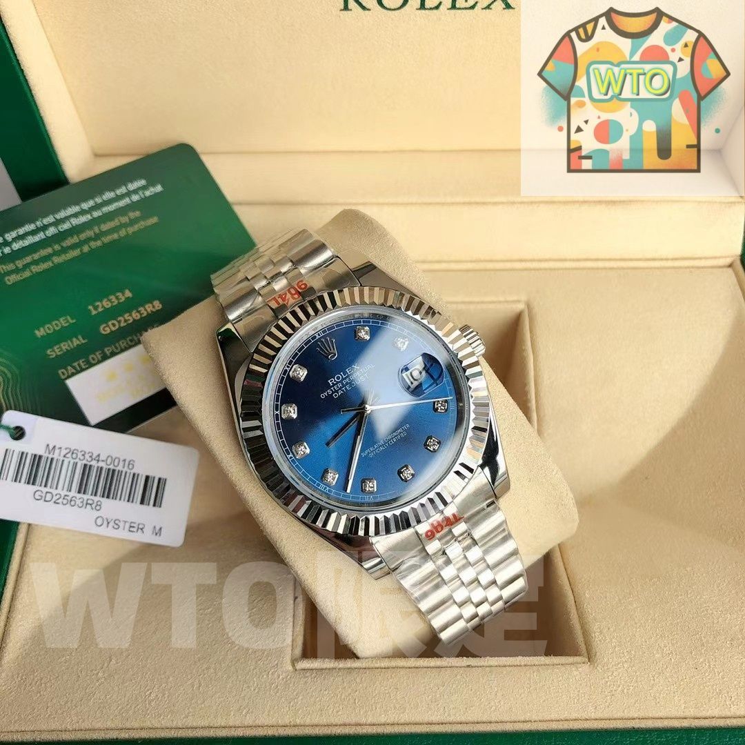 WTO通販 Rolex ロレックス ログブックシリーズ 自動機械式腕時計 WTO輸入 ZZT 38