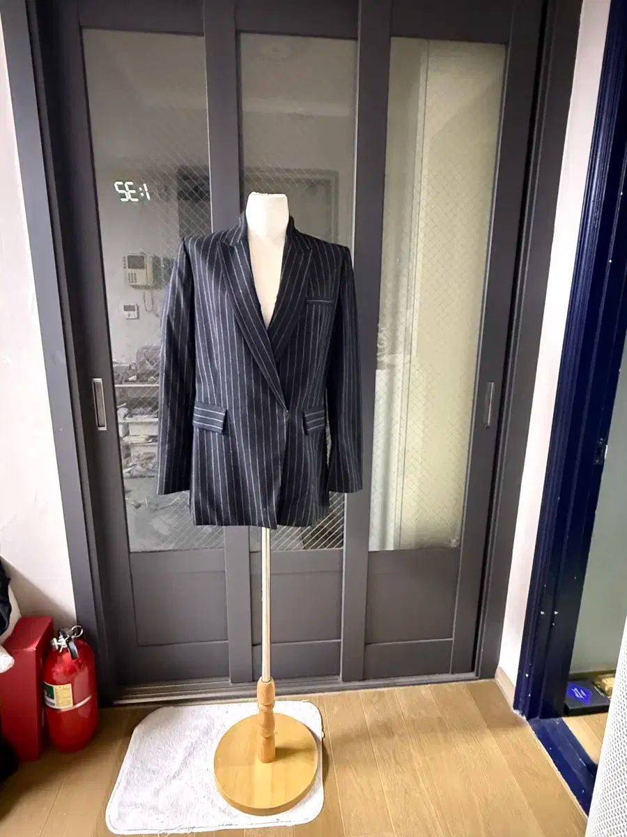 ミシャ Michaa ストライプ ウール スーツ セットアップ