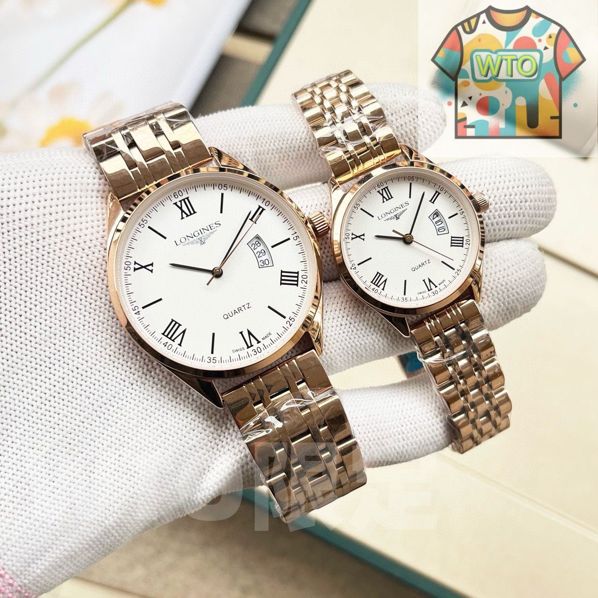 輸入クォーツ機芯搭載