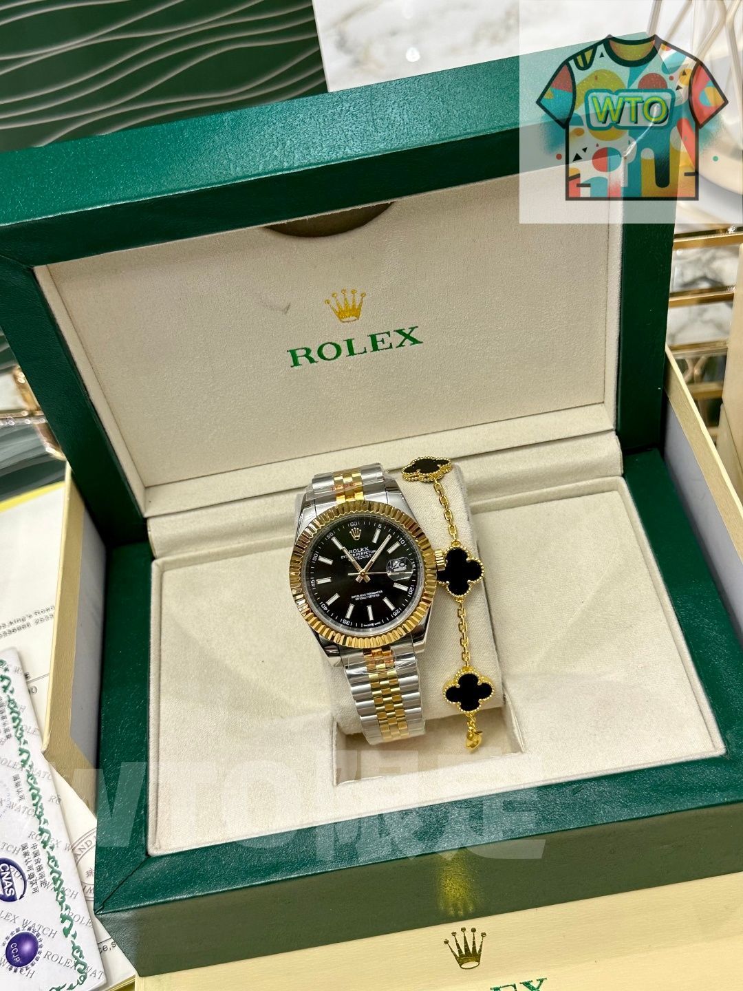 WTO通販 Rolex ロレックス ログブックシリーズ セラミックベゼル付き機械式腕時計 WTO輸入 RXJ 40