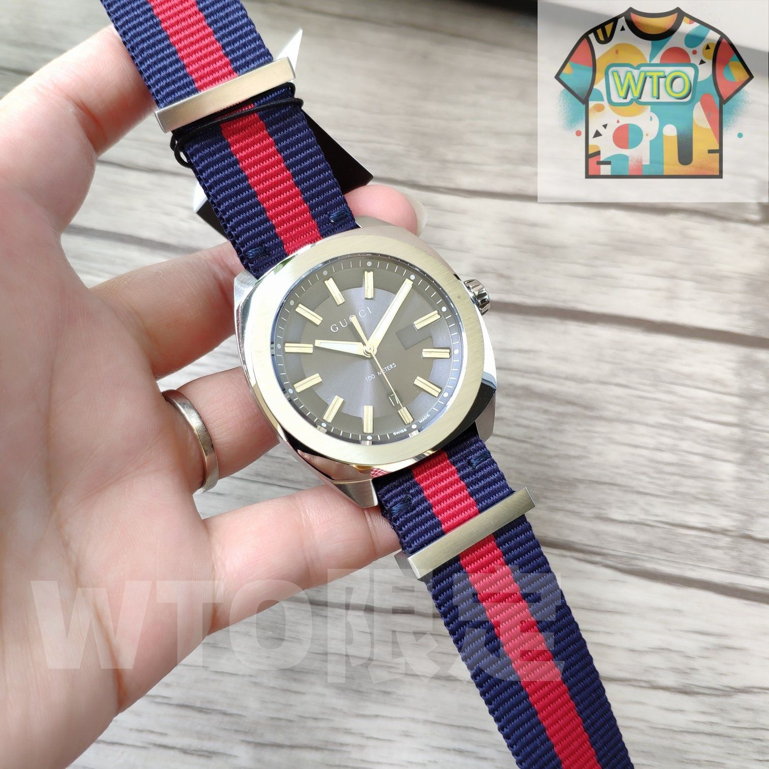 WTO通販 Gucci グッチ 2570 シリーズ腕時計 316 L ステンレススチール製 WTO輸入 YSD 02