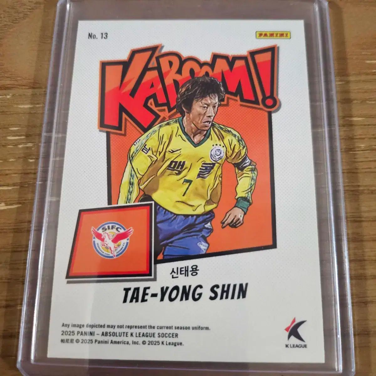 2025 Panini パニーニ アブソリュート Kリーグ カ붐 テヨン TAEYONG 城 Seongnam Case Hit
