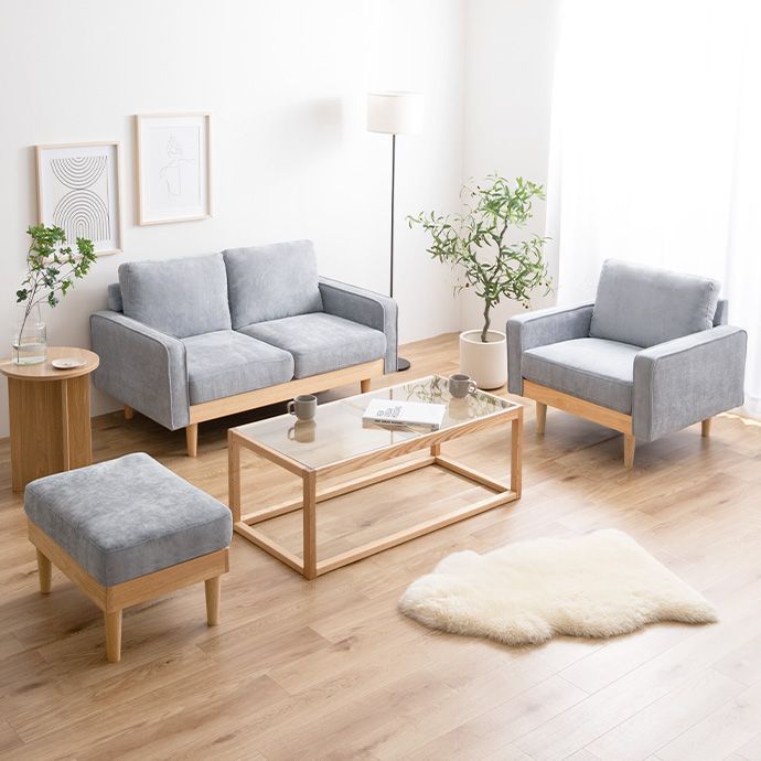 ソファ 2人掛け 2人掛けソファ リビングソファ 二人掛け ロータイプ コーデュロイ 天然木 ブラウン アイボリー