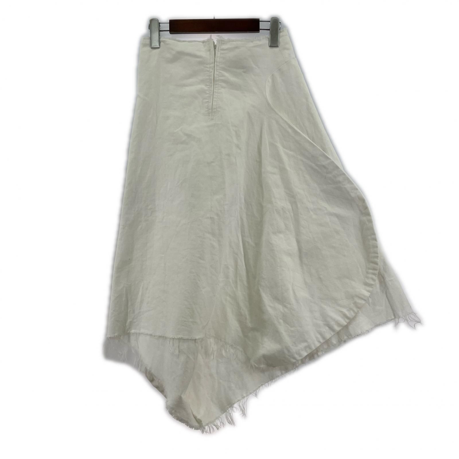 COMME des GARCONS 04ss コットン変形スカート S ホワイト