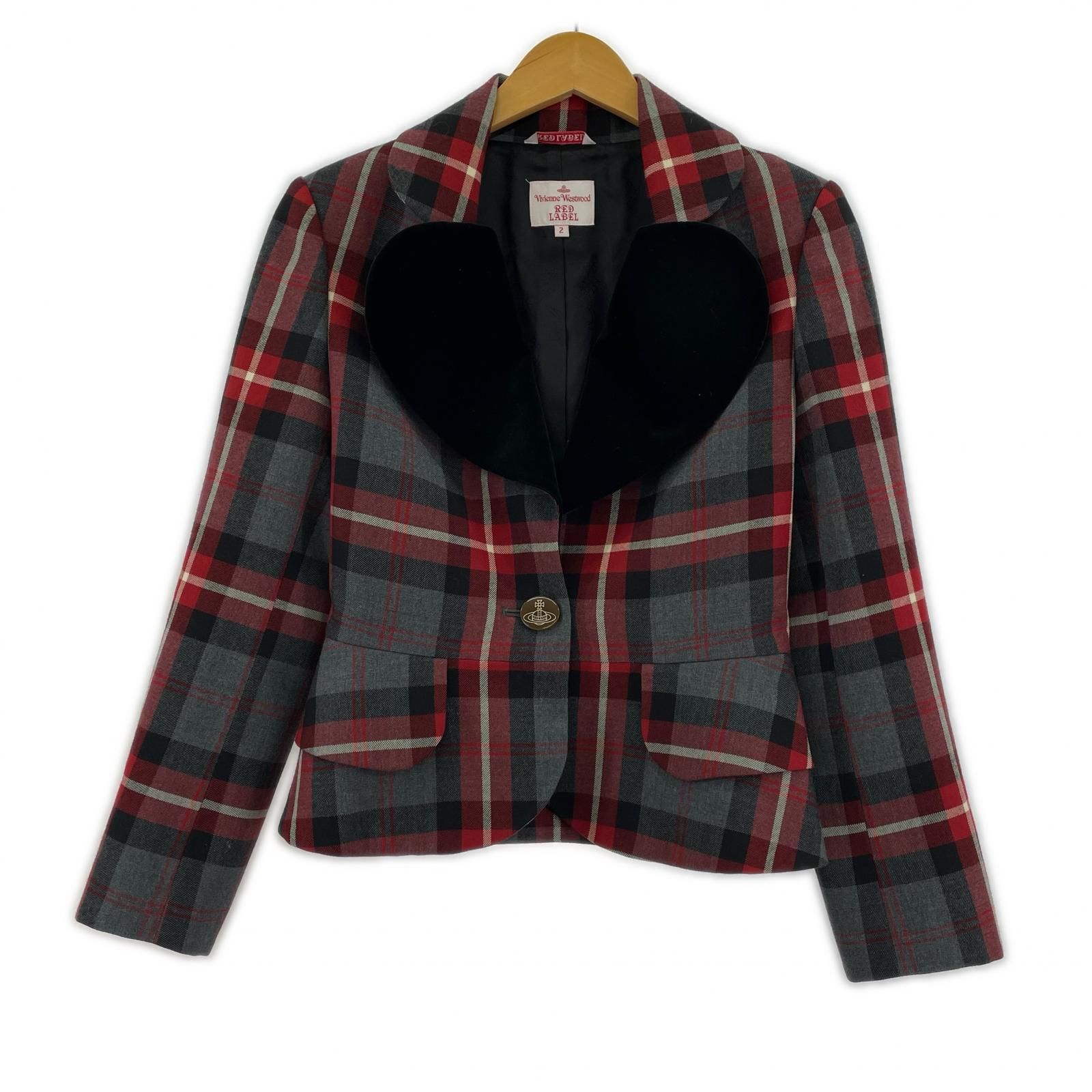 Vivienne Westwood red label ﾗﾌﾞｼﾞｬｹｯﾄ 2 ﾚｯﾄﾞ