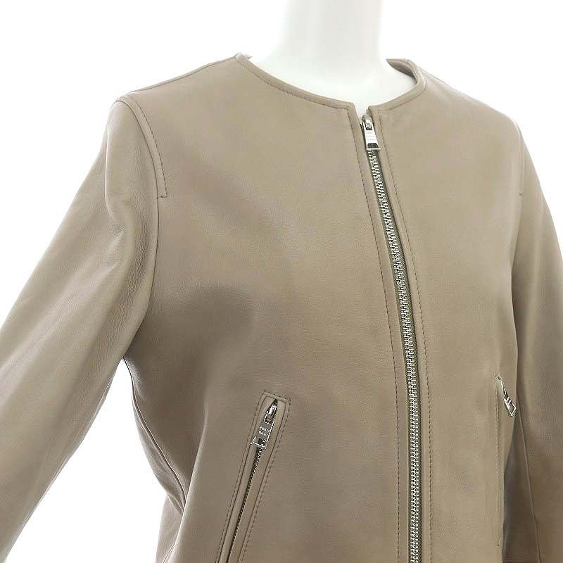 ノー ラムレザーブルゾン