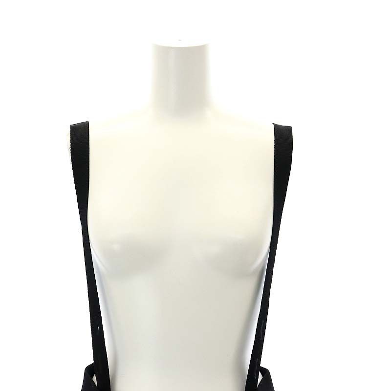 サスペンダー ニットパンツ