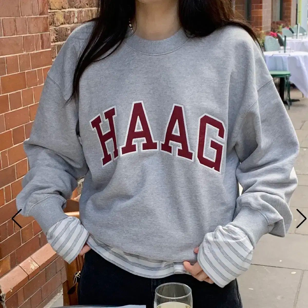 HAAG ヘイグ スウェット グレー