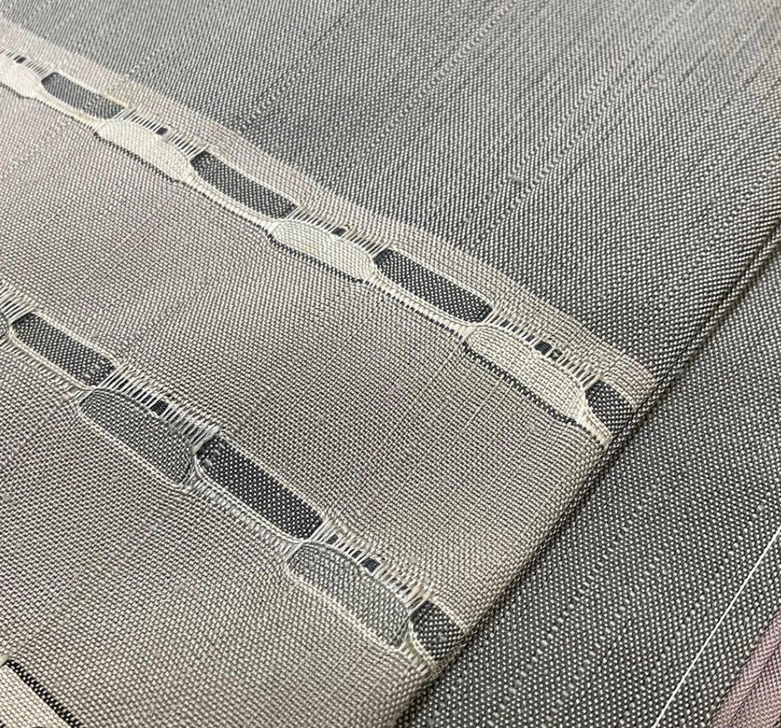  kimono one kimonoarisa 厳選 附下訪問着 袷 めがね織 広襟 ロング 仕付け糸付き 裄65.5肩丈160 訪問着 付け下げ 着物