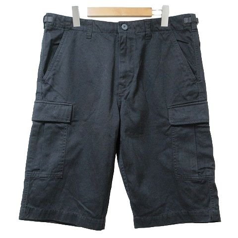 アヴィレックス AVIREX ファティーグ ショートパンツ 6166118 チノパン 大きいサイズ 2XL 黒 ブラック IBO58 X