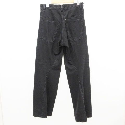 美品 NVRFRGT ネバーフォーゲット 3D Twisted Wide Leg Jeans