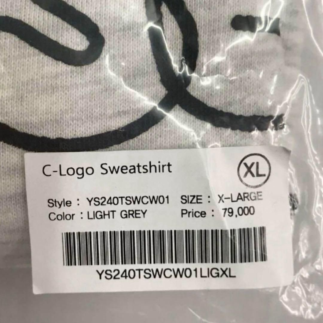 YESEYESEE スウェット トレーナー XLサイズ ライトグレー - メルカリ