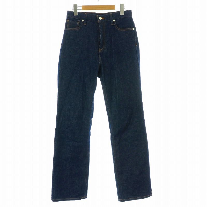 アパルトモン ドゥーズィエムクラス L Appartement DEUXIEME CLASSE 22AW INDIGO DENIM デニムパンツ ジーンズ ストレート ジップフライ 26 M 紺 ネイビー 22030560200030 KU
