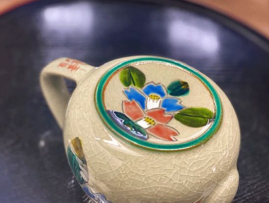 メーカー直送 九谷焼 急須 小 コンビ山茶花 裏絵 WWW_OPDRERGINERDOGAN_COM