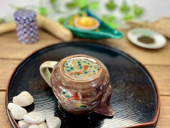 メーカー直送 九谷焼 急須 小 宝尽くし紫塗り 裏絵 WWW_OPDRERGINERDOGAN_COM