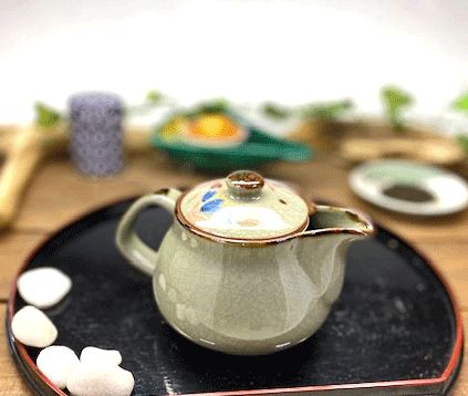 メーカー直送 九谷焼 急須 大 和桜 裏絵