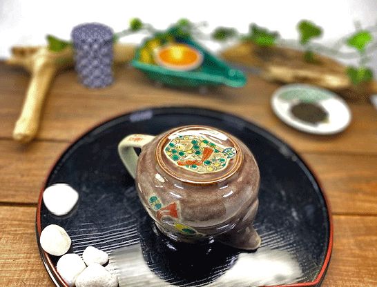 メーカー直送 九谷焼 急須 大 宝尽くし紫塗り 裏絵 WWW_OPDRERGINERDOGAN_COM