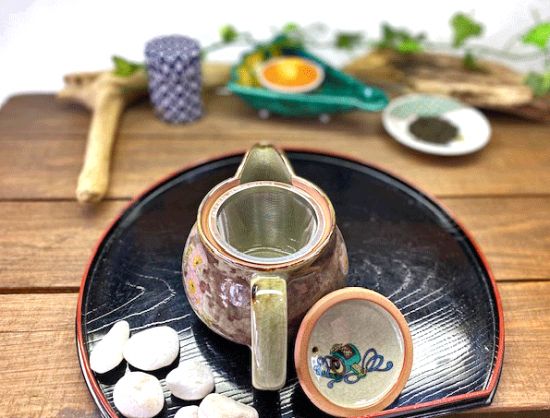 メーカー直送 九谷焼 急須 大 白兎ソメイヨシノ紫塗り 裏絵グリーン WWW_OPDRERGINERDOGAN_COM