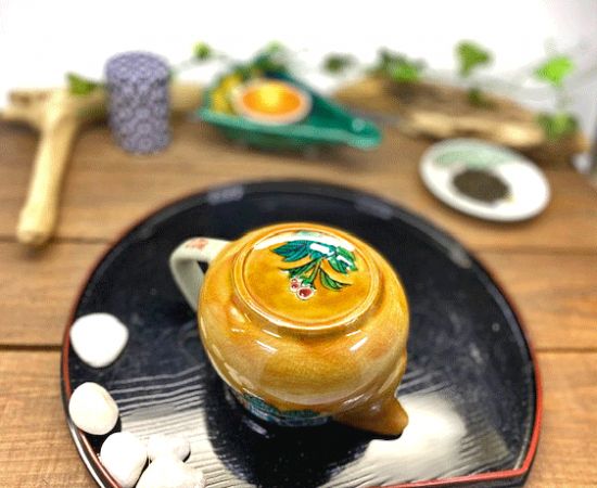 メーカー直送 九谷焼 急須 大 濃い塗り牡丹 裏絵 WWW_OPDRERGINERDOGAN_COM