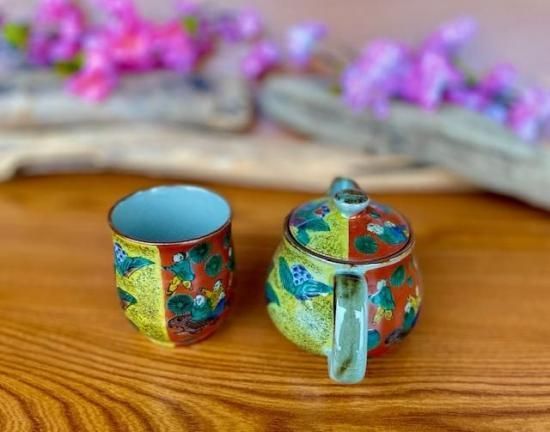 メーカー直送 九谷焼 急須2点セット 小 吉田屋木米ツートン 裏絵 WWW_OPDRERGINERDOGAN_COM