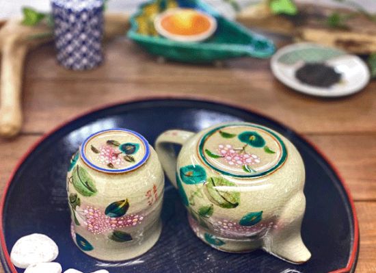 メーカー直送 九谷焼 急須2点セット 小 がく紫陽花 裏絵 WWW_OPDRERGINERDOGAN_COM